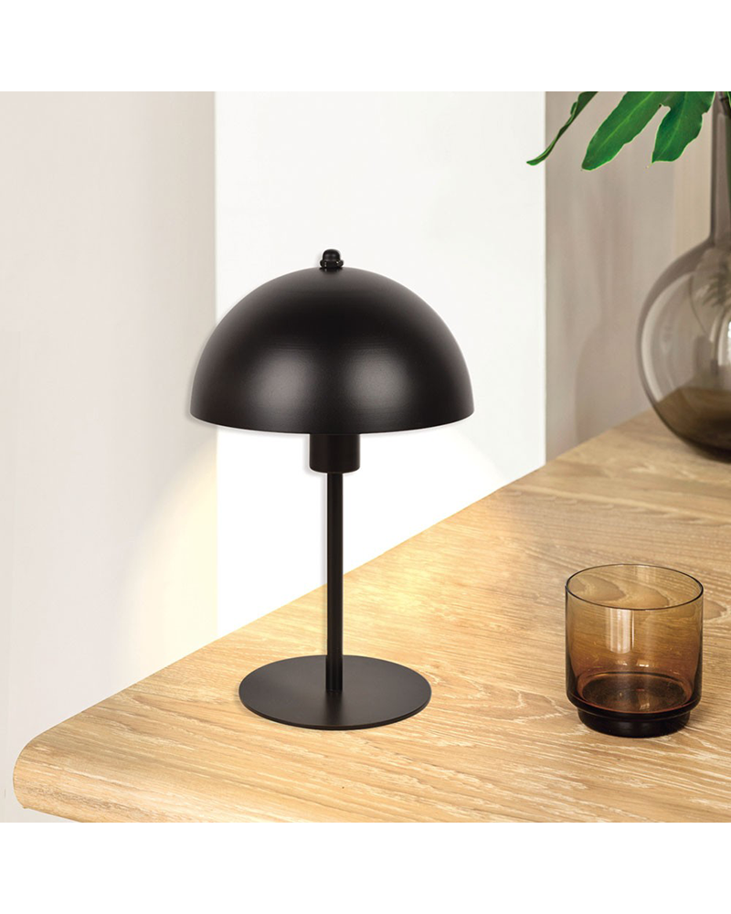 Table lamp 30cm metal dome E14 15W