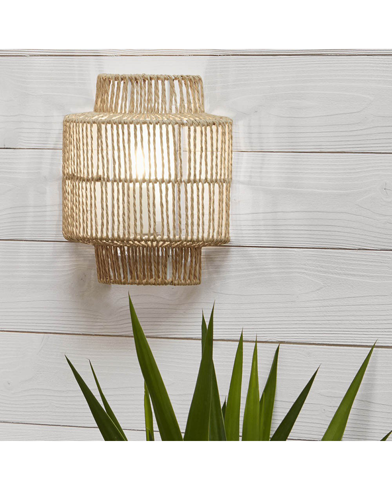 twisted paper rope lampshade E14 60W