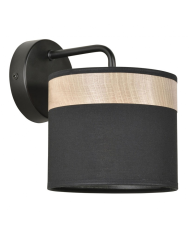 Wall light 15cm cotton lampshade direction up or down E14 40W