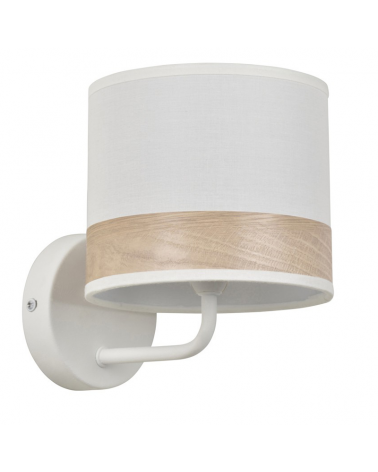 Wall light 15cm cotton lampshade direction up or down E14 40W