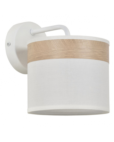Wall light 15cm cotton lampshade direction up or down E14 40W