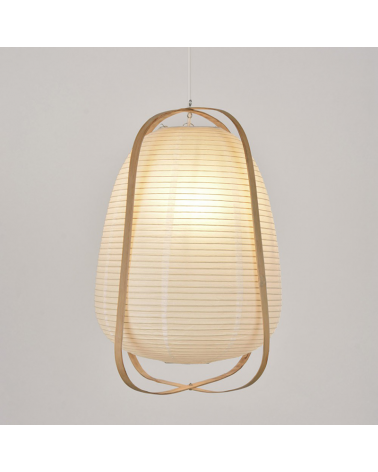 Ceiling lamp 36cm bamboo and Japanese paper E27 60W