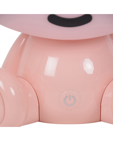 Lámpara de mesa LED 26cm ABS forma de koala botón táctil 3 intensidades