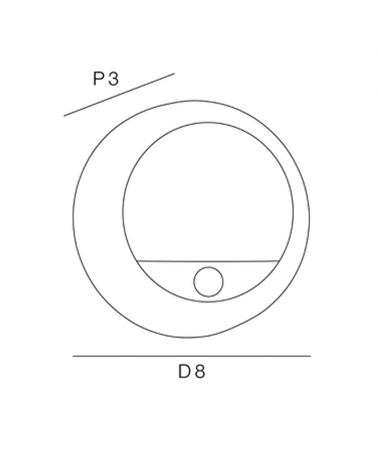 LED Magnetic pussy cat night light with motion sensor 3 lighting modes