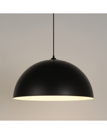 Lámpara de techo 45cm con forma cúpula de metal E27 100W