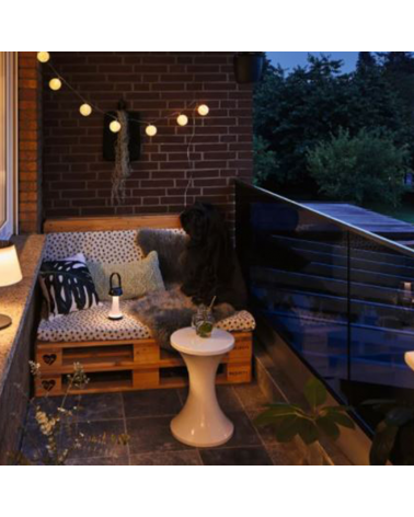 Lámpara portátil 6W a batería IP44 regulable 3000K puerto USB