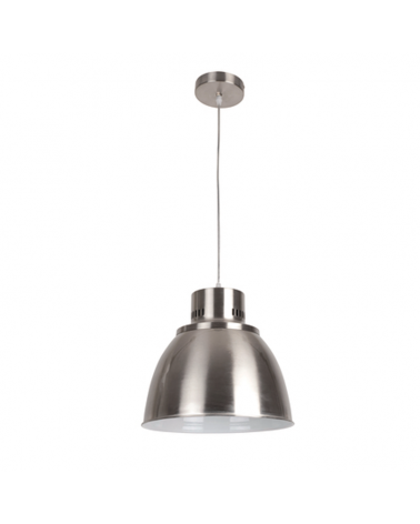 Lámpara de techo 30,5cm pantalla metálica con cordón transparente E27 60W