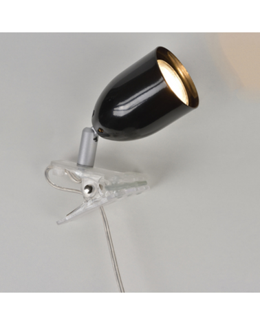 GU10 5W articulated head metal clamp spotlight