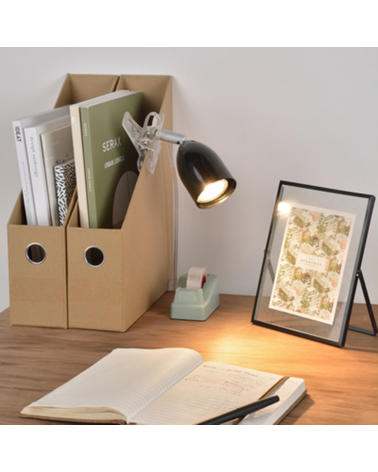 GU10 5W articulated head metal clamp spotlight