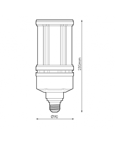 High brightness 36W E40 LED lamp