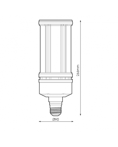 High brightness 54W E40 LED lamp