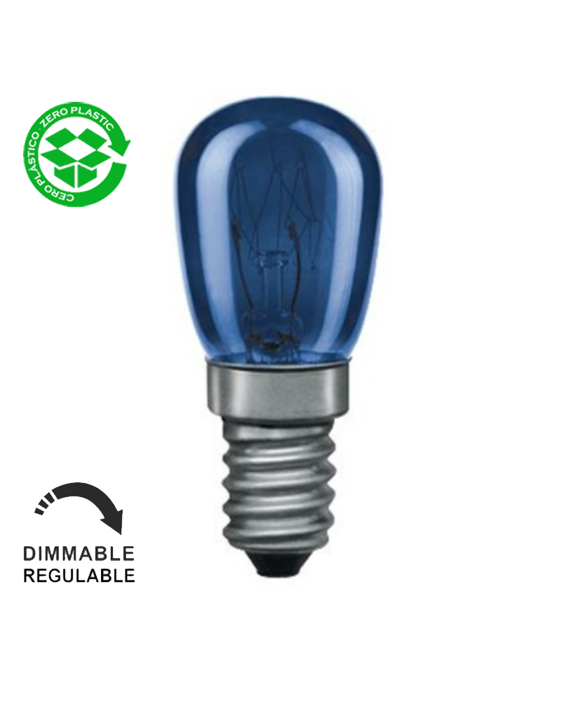 Blue cauldron bulb E14 15W