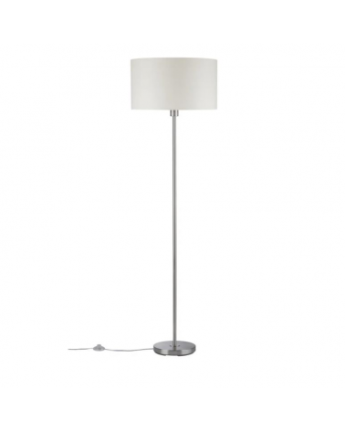 Lámpara de pie 160cm 60W E27 metal y pantalla tela