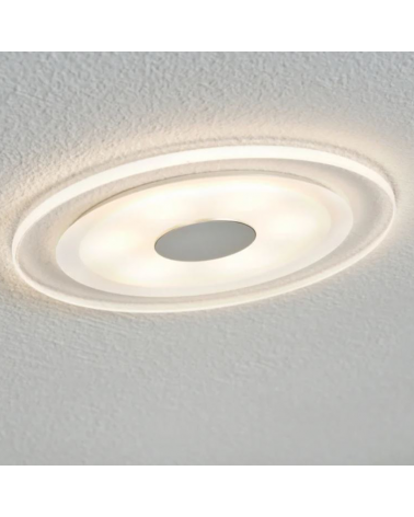 LED Downlight 15cm recessed acrylic and aluminum 6.9W 3000K 655lm