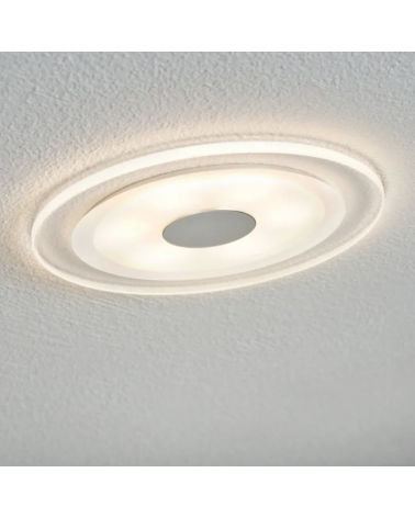 Conjunto 3 Downlight 15cm empotrable LED acrílico y aluminio 6W 3000K 450lm