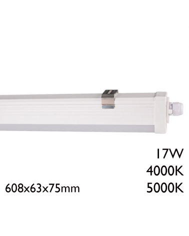 Regleta estanca LED 17W 2842Lm IP66