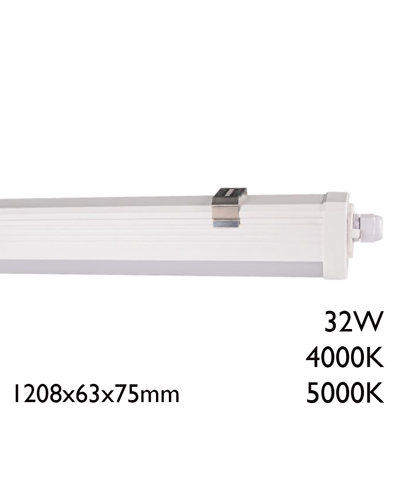 Regleta estanca LED 32W 5531Lm IP66