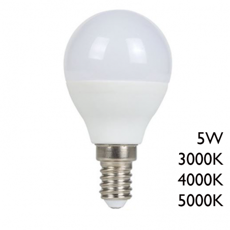 Spherical bulb LED 5W E14