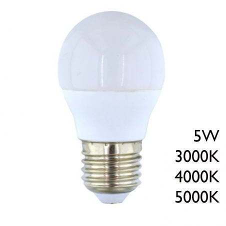 round bulb LED 5W E27