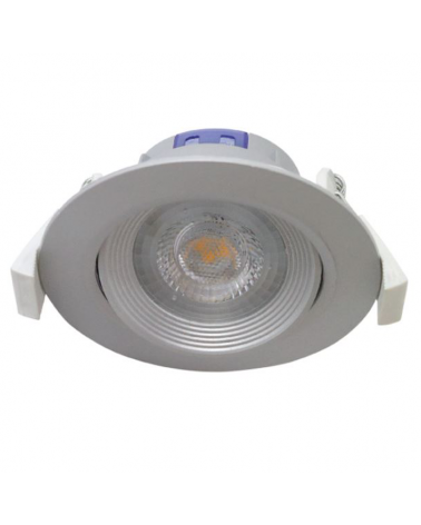 Downlight empotrable redondo LED 6,5W 25° Gris