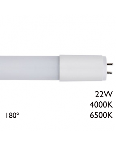 LED tube 22W T8 150cms 230V 180º