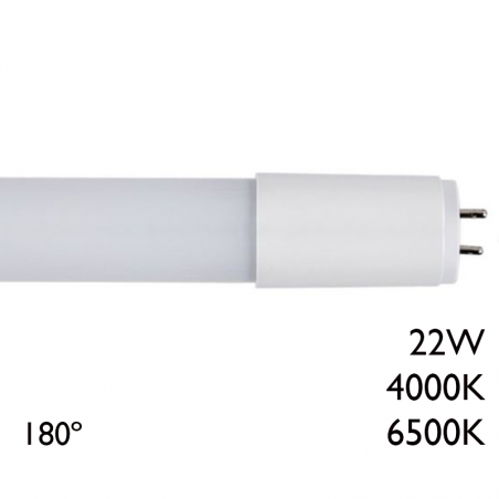 LED tube 22W T8 150cms 230V 180º