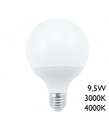 LED Globe Bulb 95mm 9.5W E27