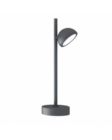 Wall lamp GX5.3 in aluminum and glass IP65