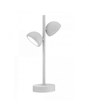 Wall lamp with 2 lights GX5.3 in aluminum and glass IP65