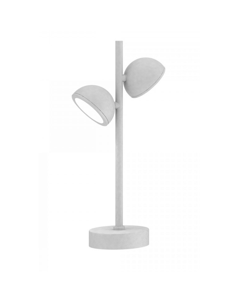 Wall lamp with 2 lights GX5.3 in aluminum and glass IP65