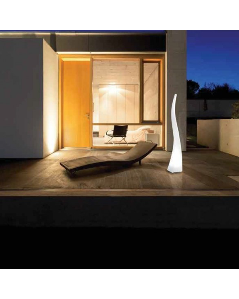 Outdoor floor lamp 168cm 1xE27 20W + 4xGU10 12W in ABS IP65