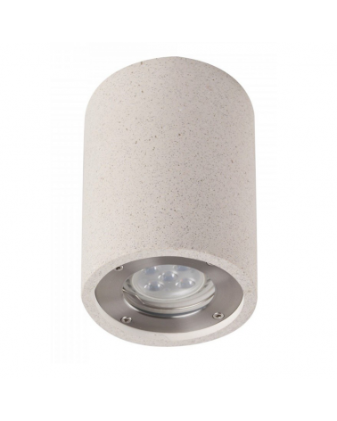 Outdoor wall lamp round 13cm cement GU10 IP65