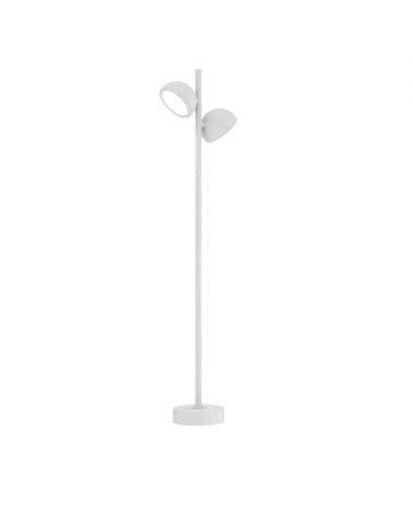 Outdoor lawn lamp 90cm high with two aluminum and glass lights IP65 GX5.3