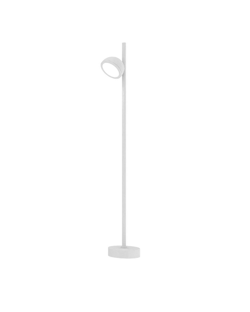 Outdoor lawn lamp 90cm high with an aluminum and glass light IP65 GX5.3
