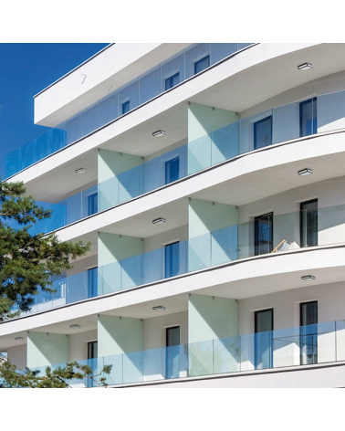 Outdoor wall lamp 22cm LED 14W aluminum and polycarbonate IP65