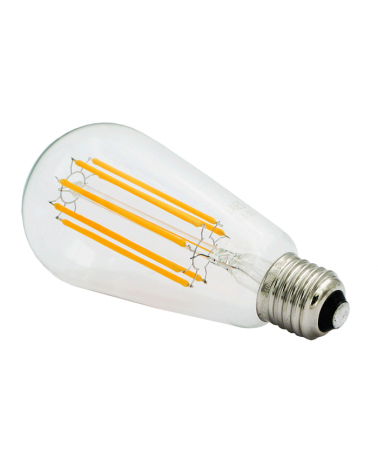 LED vintage latern Light Bulb 64 mm. LED filaments E27 Dimmable 8W 2200 K 630 Lm.
