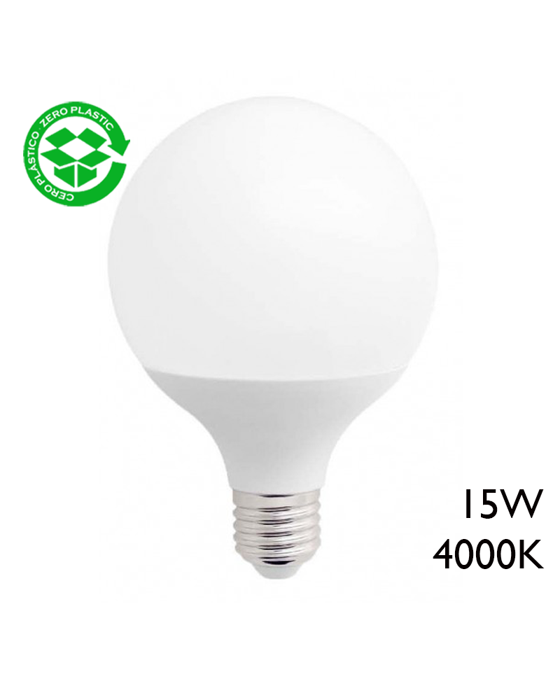 Bombilla Globo 120mm LED 15W E27 1300Lm 4000K