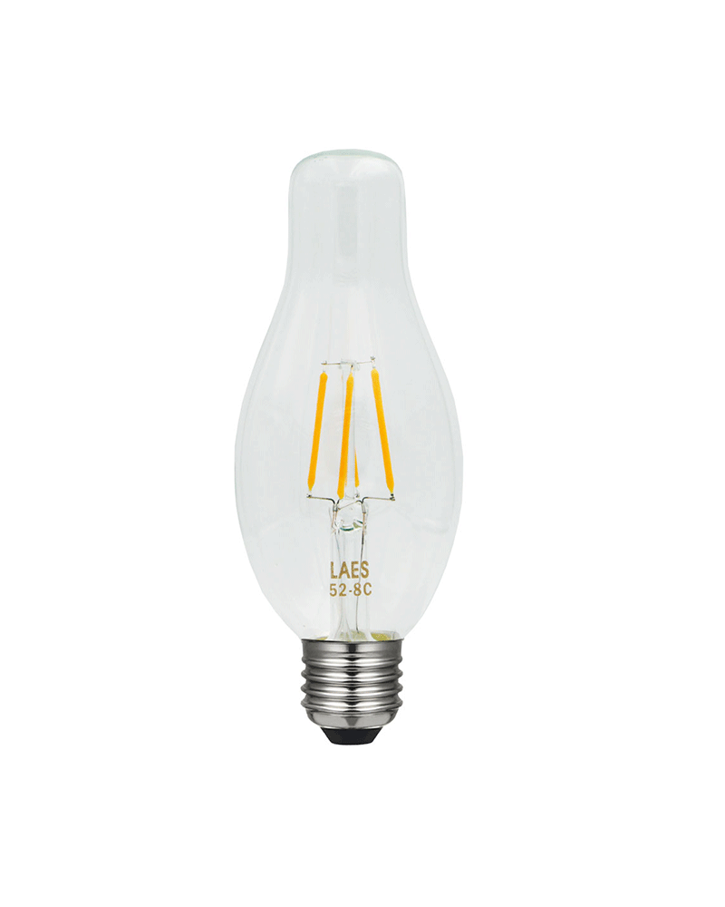 LED filaments E27 Dimmable vintage Quinque Bulb 58mm.  2.5W 2200K 250 Lm.