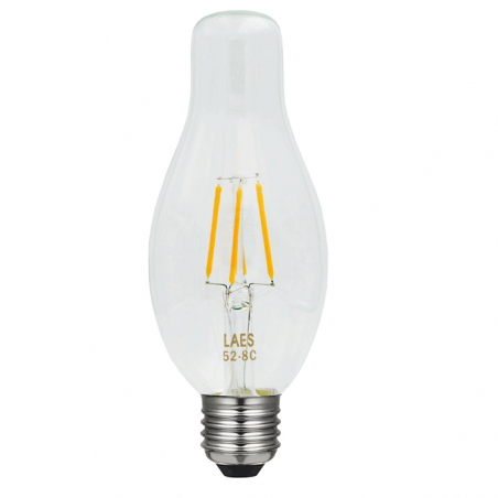 LED filaments E27 Dimmable vintage Quinque Bulb 58mm.  2.5W 2200K 250 Lm.