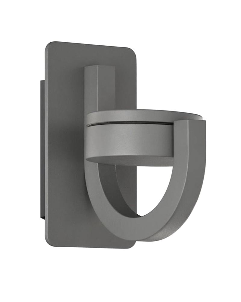 Aplique de exterior 18cm GX5.3 9W de aluminio y orientable en distintas direcciones IP54