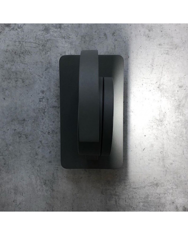 Aplique de exterior 18cm GX5.3 9W de aluminio y orientable en distintas direcciones IP54