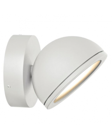 Outdoor wall lamp GX5.3 in aluminum adjustable 45º 10W IP54