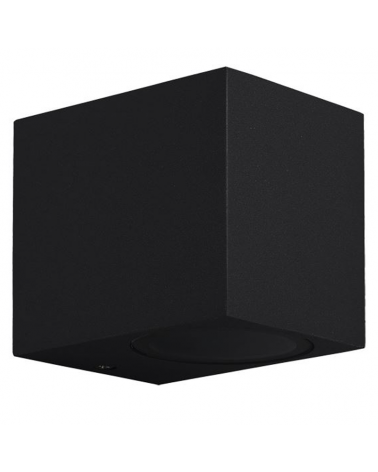 Outdoor wall lamp 8cm GU10 aluminum and glass IP54