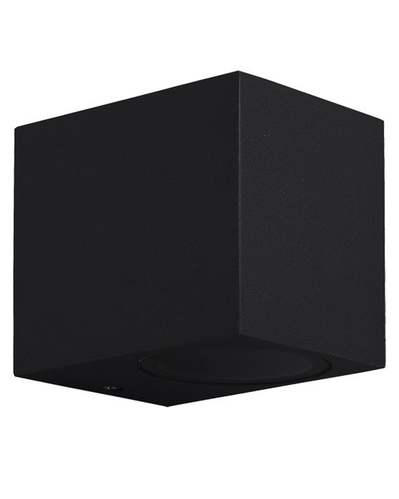 Outdoor wall lamp 8cm GU10 aluminum and glass IP54