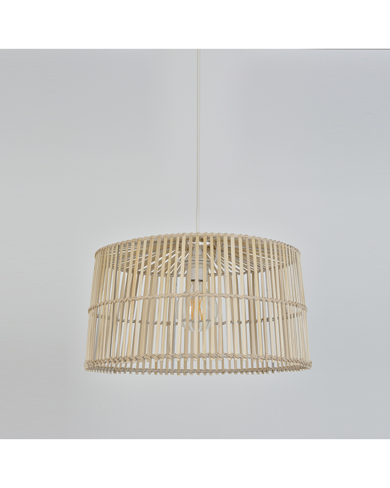 Ceiling lamp 40cm natural bamboo E27 100W