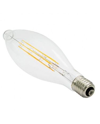 LED vintage Ellipse bulb 120 mm. Dimmable LED filaments E40 18W 2200K 2000 Lm.