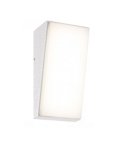 Aplique de exterior LED 17,6cm de altura 9W de aluminio y policarbonato IP65 +50.000 horas