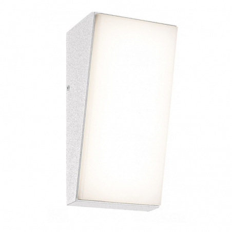 LED outdoor wall lamp 17.6cm high 9W in aluminum and polycarbonate IP65 +50.000 hours