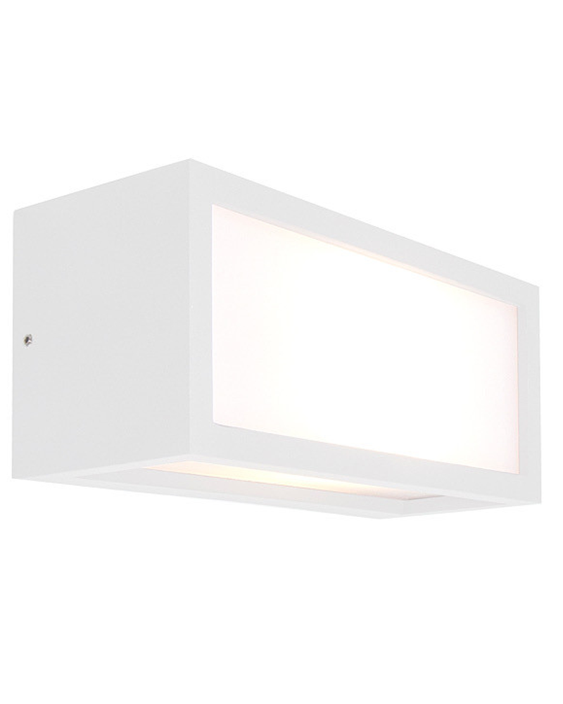 Outdoor wall lamp 11cm E27 20W aluminum and polycarbonate IP65