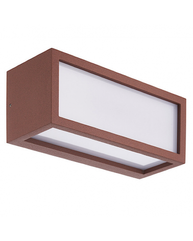 Outdoor wall lamp 11cm E27 20W aluminum and polycarbonate IP65